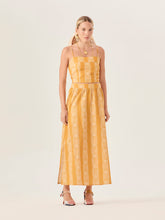 Straight Skirt with Side Slit - Pau Brasil Yellow