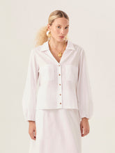 Puff Sleeve Shirt - White