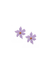 Flowers P Lilac Earrings