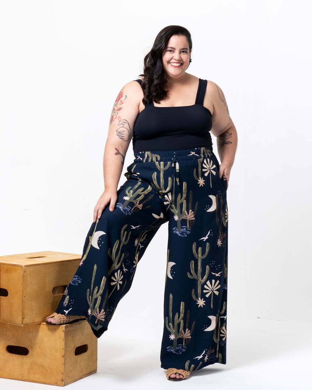 Luar do Sertão Wide-Leg Pants