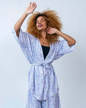 Eucalyptus Lavender Kimono