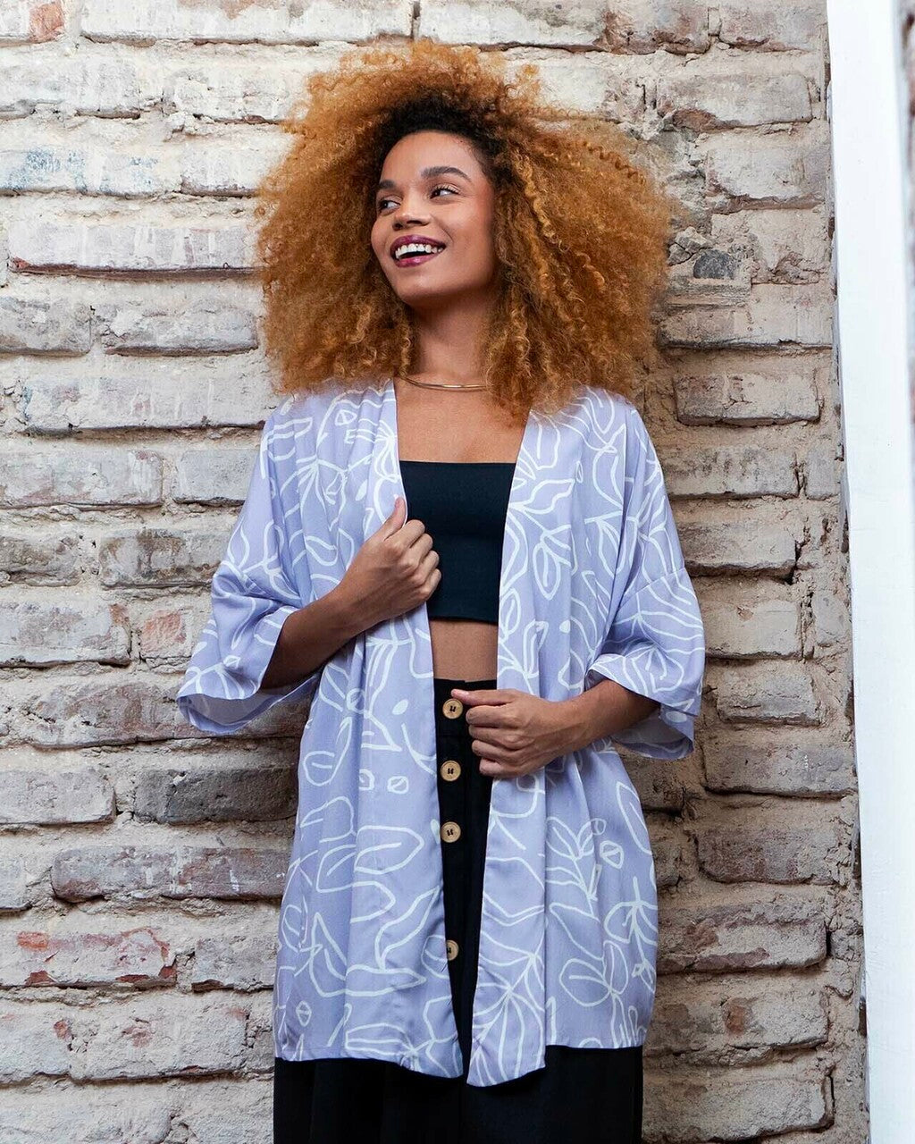 Eucalyptus Lavender Kimono