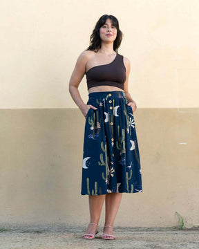 Luar do Sertão Midi Skirt