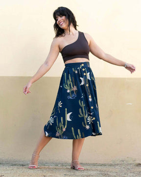 Luar do Sertão Midi Skirt