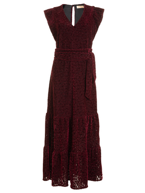 Burgundy Vic Dress