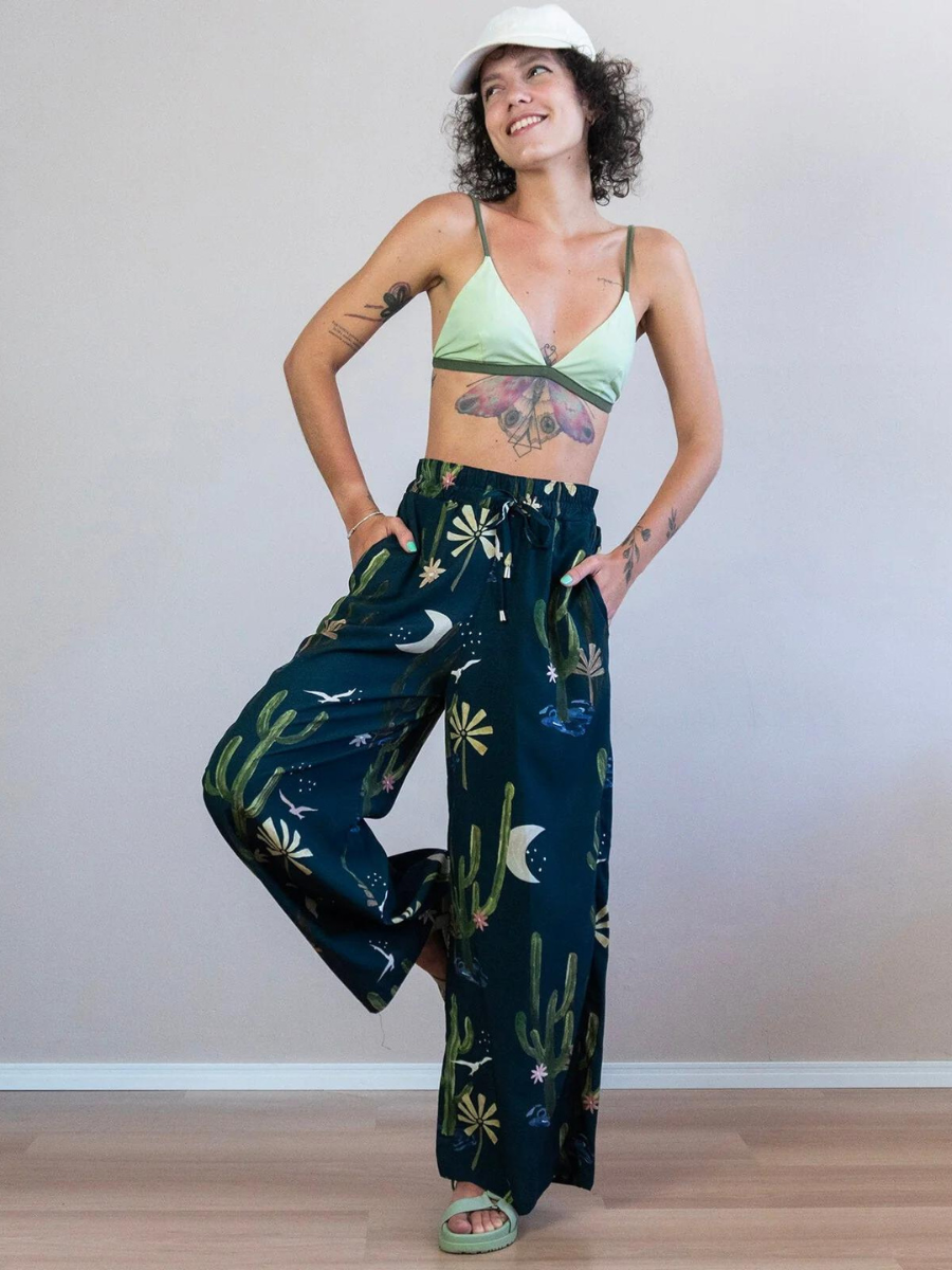 Luar do Sertão Wide-Leg Pants