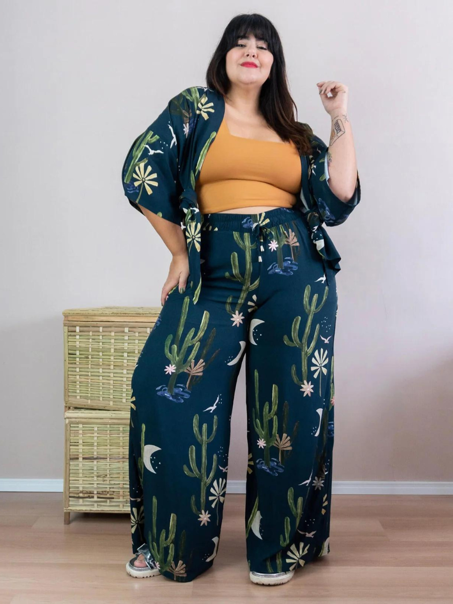 Luar do Sertão Wide-Leg Pants