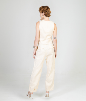 Beige Horizon Trousers