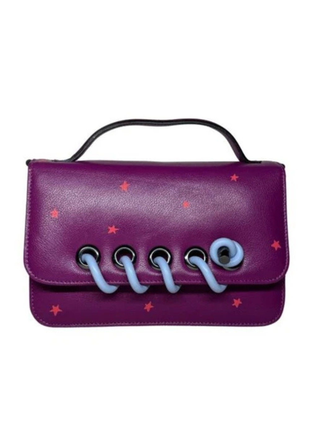 Sophie Custom Bag - Purple with Stars