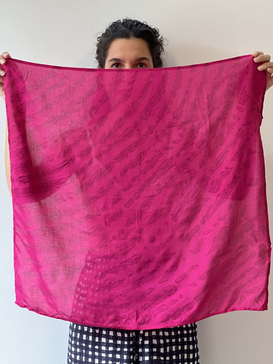 Pink Matriz Scarf