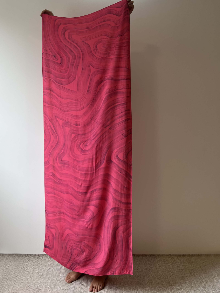 Pink Matriz Scarf