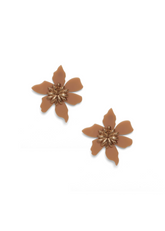 Flowers G Beige Earrings