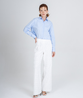 White Lunar Trousers