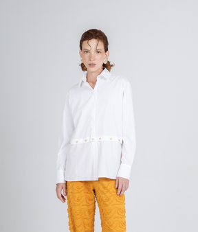 White Detachable Star Shirt