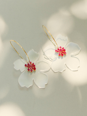 Amaryllis Flower Earring