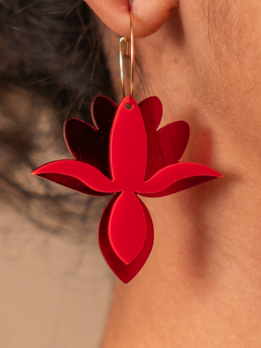 Banana Flower Earring