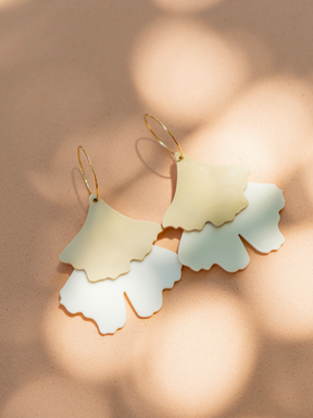 Ginkgo Flower Earring