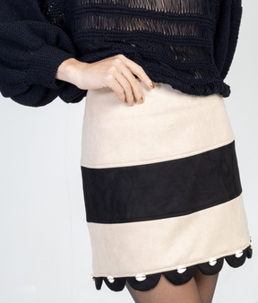 Beige Ocean Skirt