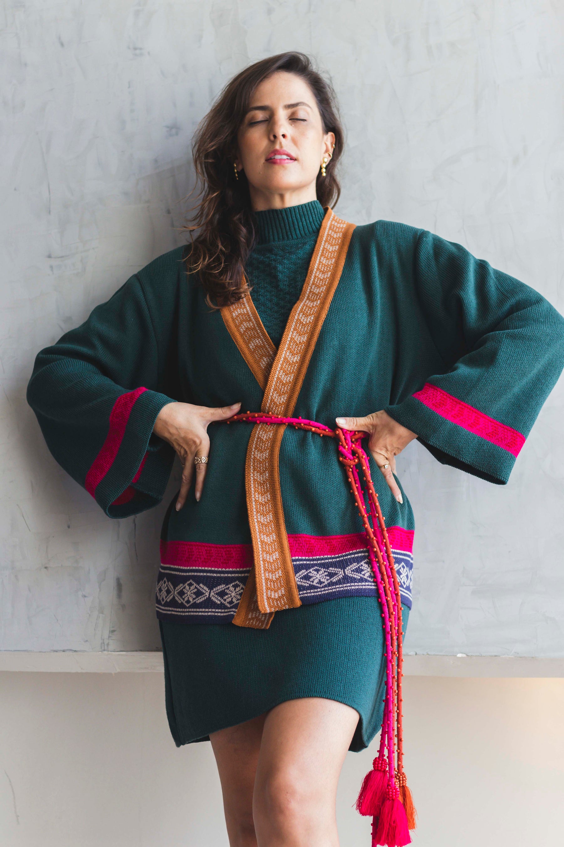 Kimono Karla Batista - Green