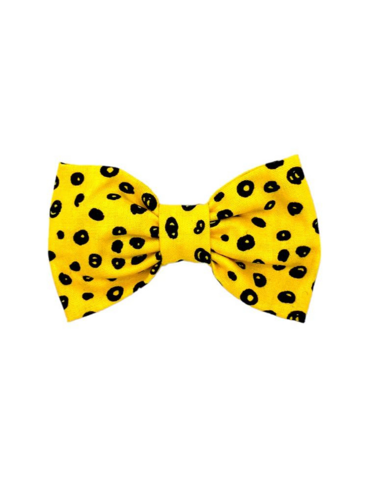 Yellow-Black Dots Bow (2 of each)