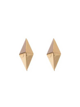 Gold Oculus Deco Earring