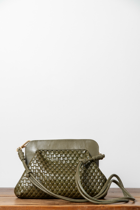 Sloane Queen Bee Clutch - Olive