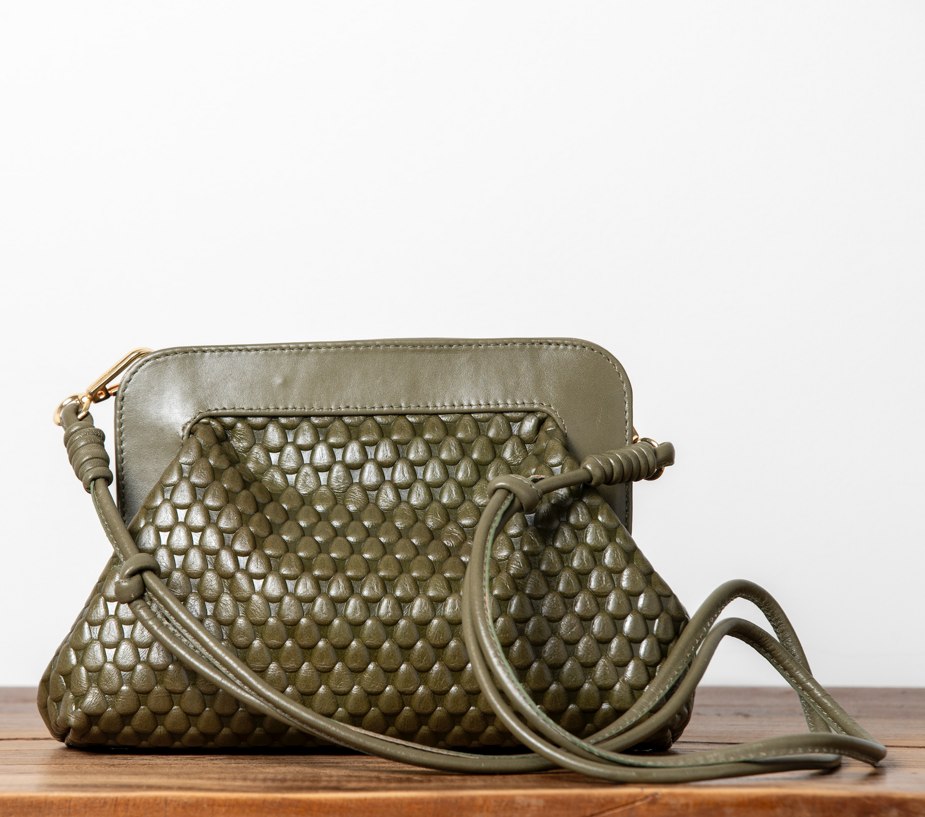 Sloane Queen Bee Clutch - Olive