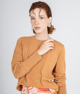 Caramel Saturn Long-Sleeve Knit